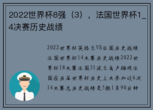2022世界杯8强（3），法国世界杯1_4决赛历史战绩